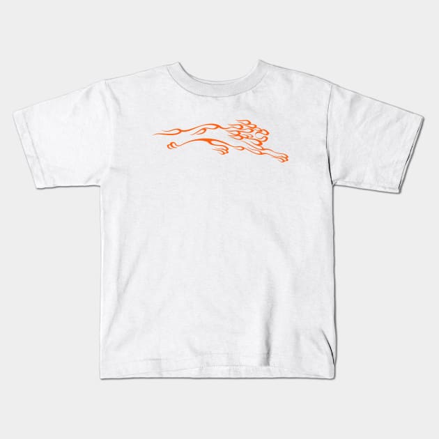 Flaming shape 4 Kids T-Shirt by PhantomLiving
